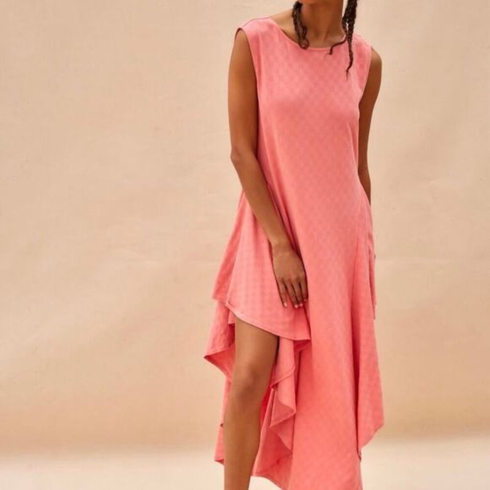 Free People Mia Coral Midi Dress